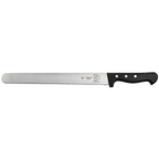Thumbnail image #1 for JB Prince Renaissance Z196 11 11-Inch Wavy-Edge Slicer Knife, High-Carbon Stainless Steel, Black POM Handle