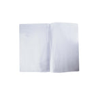 Thumbnail image #1 for Risch 200 5.5X8.5 Clear Vinyl Double-Fold Menu Cover, 5-1/2" x 8-1/2", Double Pocket, 4-View Case of 3