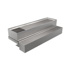 Thumbnail image #1 for Krowne DCS6-24G Adaptive Scupper Unit with Garnish Box, 6 x 24 in