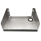 Thumbnail image #1 for NBR Equipment NBS-S1208 Add-On Blender Station Shelf, 12"W x 8"D, 18/304 Stainless Steel, NSF