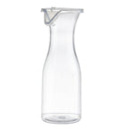 Thumbnail image #1 for TableCraft Products 10716 Clear Polycarbonate Carafe, 19 oz, with Polypropylene Lid Case of 6