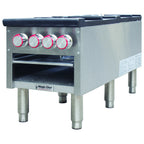 Thumbnail image #1 for Magic Chef Commercial MCCSR2A Commercial Stock Pot Range, Natural Gas, 2 Three-Ring Burners, Stainless Steel