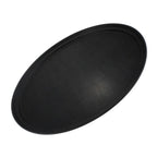 Thumbnail image #1 for Concasse MCCHA2227N Non-Slip Oval Plastic Tray, 22" x 27", Black Case of 6