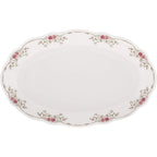 Thumbnail image #1 for Libbey Marie Christine by Bauscher 645203011321044 Porcelain Oval Platter, 12-1/16" x 7-2/3"