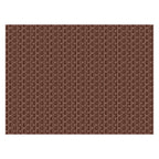 Thumbnail image #1 for Risch GA-4003 Rectangular Woven Vinyl Placemat, 16 x 12 in, Brown Case of 2 Dozen