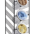 Thumbnail image #2 for Cal-Mil Portland 4105-13 3-Compartment Vertical Wire Cylinder Display, Black, 6-3/4"W x 7-3/4"D x 19"H