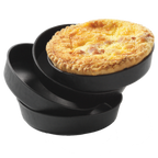 Thumbnail image #2 for Matfer Bourgeat Exoglass 345113 Quiche Mold, 3-1/2 in Diameter x 3/4 in H, Straight Edge, Nonstick Composite