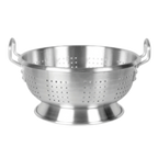 Thumbnail image #1 for Thunder Group ALHDCO101 12 Qt Heavy-Duty Aluminum Colander with Perforated Bowl, Riveted Handles and Footed Base Case of 4