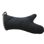 Thumbnail image #1 for Chef Revival CL2PX27BKBK Pyrotex Oven Mitt, Elbow-Length 17", Flame-Resistant, Black with Beige Trim Case of 12 Pair