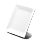 Thumbnail image #1 for G.E.T. Squared - EGS D1313SQ-W Square Coupe Melamine Plate, White, 13" x 1-3/4"H Case of 6