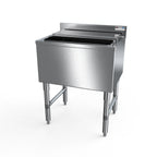 Thumbnail image #1 for NBR Equipment IB-3018 Underbar Ice Bin/Cocktail Unit, 30"W x 18-1/4"D x 32-1/2"H, 12" Deep Insulated Bin, Stainless Steel