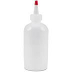 Thumbnail image #1 for JB Prince B824 8 Clear Plastic Squeeze Bottle, 8 oz, Fine Tip