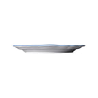 Thumbnail image #2 for Steelite International Folio, Porcelain 62584FP811 10-1/4" Round Porcelain Rim Plate, Scalloped Edge, Adelina Triple Line Blue Case of 2 Dozen