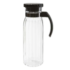 Thumbnail image #1 for G.E.T. P-4050-PC-CL . . Clear Polycarbonate Beverage Pitcher, 50 oz, Black Handle 1 Dozen