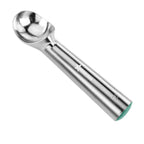 Thumbnail image #1 for Omcan 81293 Ice Cream Scoop/Dipper, #16, 2-1/2 oz. (74 ml), fluid-filled self-defrosting handle, cast aluminum, green, ambidextrous Case of 12