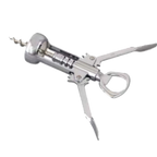 Thumbnail image #1 for Browne USA Foodservice 574081 Winged Corkscrew, 8-1/2"L, Die-Cast Chrome-Plated