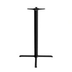 Thumbnail image #1 for Tarrison Products Ltd. IBG0112X30TB Bar-Height Cast Iron Table X-Base, 30"W x 30"D x 40"H, Black
