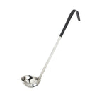 Thumbnail image #1 for Browne USA Foodservice 9944BLK 4 oz Stainless Steel Ladle with Black Polypropylene Handle, 12.8"L, One-Piece