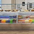 Thumbnail image #1 for Oscartek Rosa ROSA COMBI 1250NT 49-inch Refrigerated Display Case with Neutral Top, Self-Contained Refrigeration, Stainless Interior