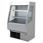 Thumbnail image #1 for RPI Industries Bandit SCRFC7260D-III Non-Refrigerated Air Screen Pastry Display Case, 72"W x 60"H, 2 Shelves, LED Canopy Light