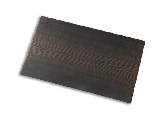 Product image #4 for American Metalcraft Walnut Melamine Rectangular Serving Board, 20-7/8 x 12-1/2 x 3/8 Inch