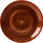 Thumbnail image #1 for Steelite Performance, Craft Terracotta 11330567 8" Round Coupe Plate, Terracotta Ceramic Case of 2 Dozen