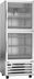Thumbnail image #5 for Beverage-Air One-Section Display Reach-In Refrigerator with 2 Half Glass Hinged Doors, 16.85 Cu. Ft., Stainless Steel