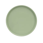 Thumbnail image #2 for Cal-Mil Hudson 22026-10-107 Round Low-Rim Melamine Plate, Matcha, 10-1/4" Diameter Case of 6