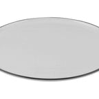Thumbnail image #1 for Mikasa Hospitality (Lifetime Brands, Inc.) ID Fine 5324467 Round Fine China Pizza Plate, 12.2", Modest Black Case of 6