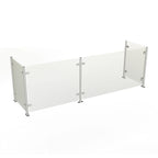 Thumbnail image #1 for Duke Manufacturing TS412-88 Food Shield, 24-1/8"H x 87-1/2"W, Full-Service, Single-Sided, Fixed Guard