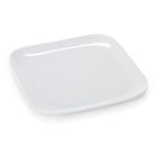 Thumbnail image #1 for G.E.T. GET CS-6117-W Square Coupe Melamine Plate, 7-1/2", White Case of 2 Dozen
