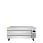 Thumbnail image #1 for Atosa MGF8462GR 2-Drawer Self-Contained Chef Base Freezer, Stainless Steel, 60-Inch