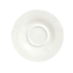 Thumbnail image #1 for Reserve by Libbey - Cafe Royal 950041436 Porcelain Saucer, 5-5/8" Diameter, 2" Well, Round, Fully Vitrified