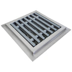 Thumbnail image #1 for IMC/Teddy PFG-FDSS-1010 Floor Drain Sump Sink Grating, 10" x 10", Grey Pultruded Fiberglass