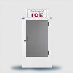 Thumbnail image #2 for Leer 3504301 Outdoor Ice Merchandiser, Solid Door, Self-Contained Bottom-Mounted Refrigeration, 30 cu. ft.