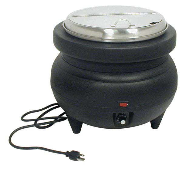 Product image #2 for Admiral Craft 11.4 Qt Countertop Soup Kettle with Stainless Steel Insert and Lid
