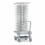 Thumbnail image #1 for Convotherm CPRT2010-4 Plate Banquet Trolley, 50-Plate Capacity, Fits Plates up to 12", 4 Locking-Brake Casters