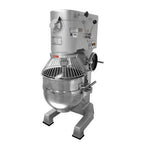 Thumbnail image #1 for Alfa International Precision V-80 80 Qt Floor Planetary Mixer with Stainless Steel Bowl, Bowl Guard, Chute and Timer