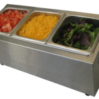 Thumbnail image #2 for Steril-Sil Company IUD-366-BU Countertop Ice-Cooled Single Speed Rail, 304 Stainless Steel, 20-3/4"W