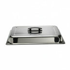 Thumbnail image #1 for Libertyware 5000DC Full-Size Solid Dome Stainless Steel Food Pan Cover with Black Plastic Handle Case of 12
