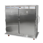 Thumbnail image #1 for SecoSelect BQ80 Mobile Electric Banquet Holding Cabinet, Insulated, Double Doors, Digital Temperature Control, 80-Plate Capacity