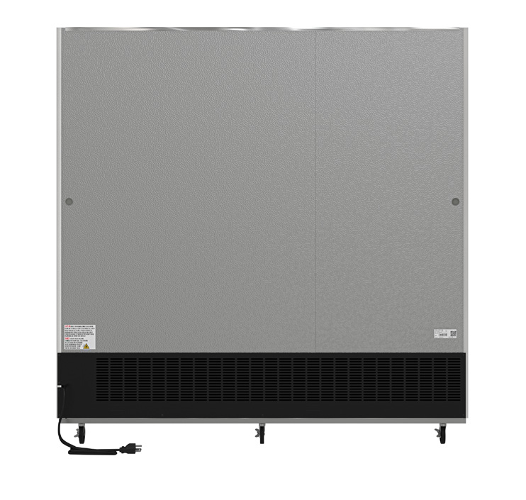 Product image #7 for KoolMore 81-Inch Three-Section Reach-In Refrigerator, 72 Cu. Ft., Bottom-Mount, Stainless Steel