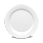 Thumbnail image #1 for G.E.T. Merced - EGS D1175PL-W Wide-Rim Round Melamine Plate, White, 11-3/4" Diameter x 1"H Case of 6