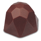 Thumbnail image #1 for JB Prince K212 40-Cavity Geodesic Chocolate Mold, Rigid Opaque Polycarbonate, 1-3/16" Dia. x 4/5"H