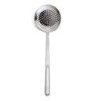 Thumbnail image #1 for Alegacy Foodservice Products Silvercrest 126 Stainless Steel Skimmer, 4-Inch Perforated Round Bowl, 14-1/4-Inch Length Case of 12