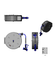 Thumbnail image #2 for T&S Brass Enclosed Epoxy Coated Retractable Hose Reel System with 50 Ft 3/8 Inch Hose and Front Trigger Spray Valve