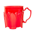 Thumbnail image #1 for Dinex Fenwick Brightcares DX5000B05 8 oz Red Air-Insulated Polypropylene Plastic Mug