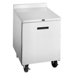 Thumbnail image #1 for Randell Custom & Serving 9604-290 72" 3-Door Stainless Steel Worktop Refrigerator, Rear-Mounted Self-Contained