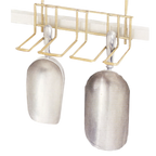 Thumbnail image #1 for SPG International Iss GRSCOOPE Scoop Holder, 5 x 10 in, Gray Epoxy-Coated Finish, NSF