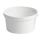 Thumbnail image #1 for TableCraft Products CW1620R 1 qt Red Cast Aluminum Soufflé Bowl with Ridges